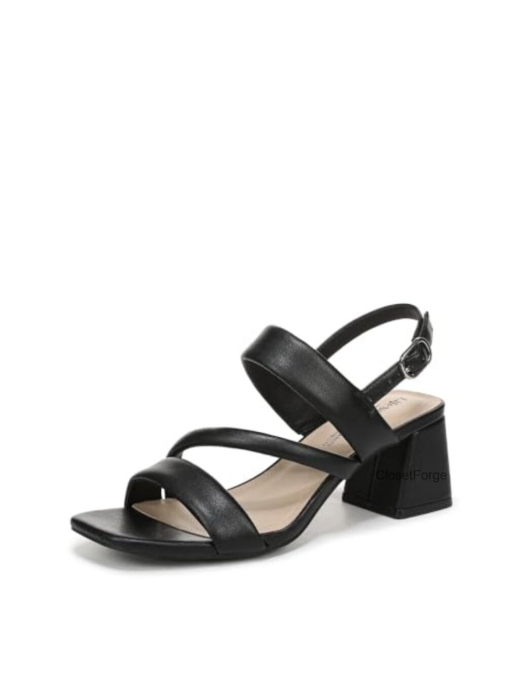 LifeStride Women's Celia Slingback Block Heel Dress Sandal Comfort